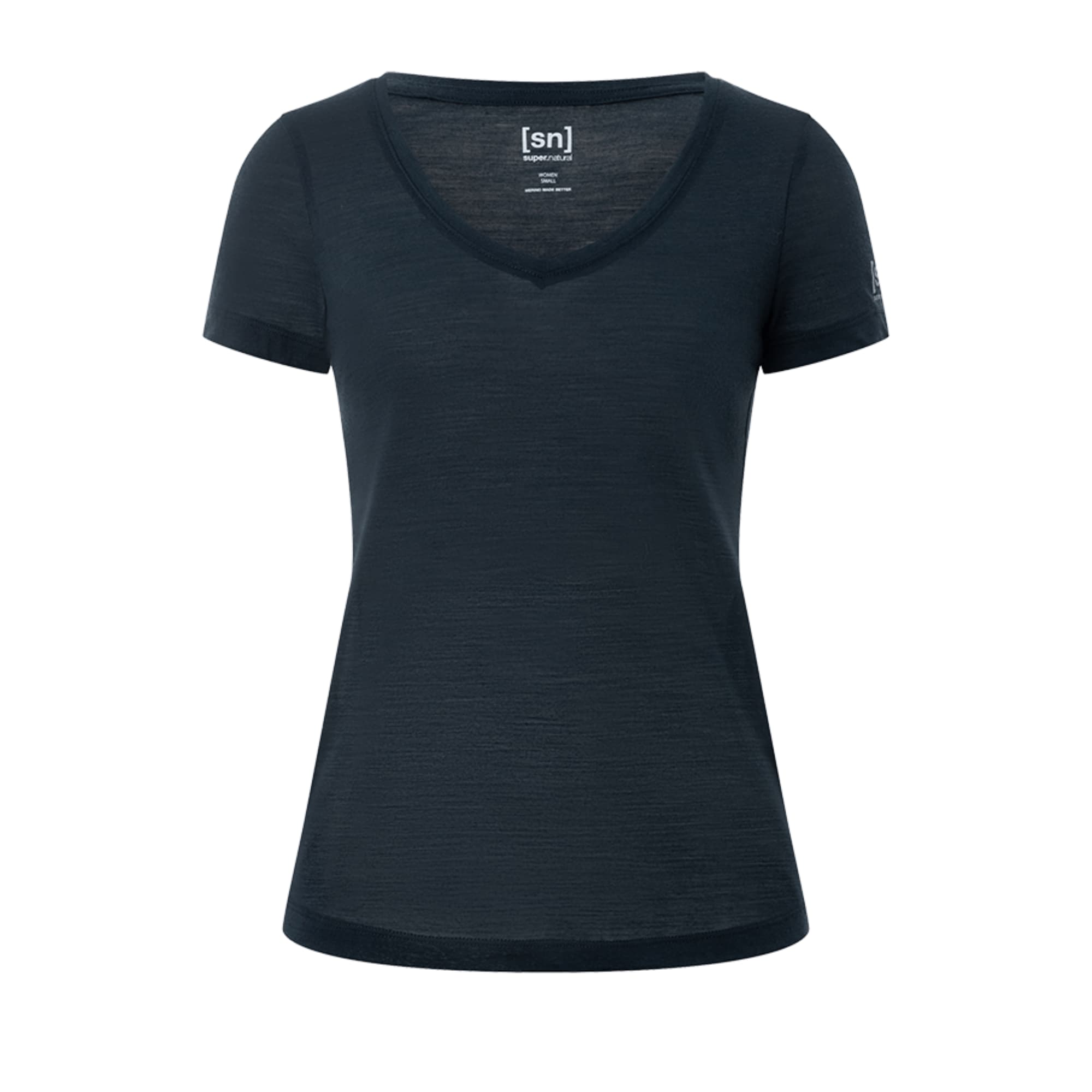 Sierra140 V-Neck Merino Base Layer – Blueberry