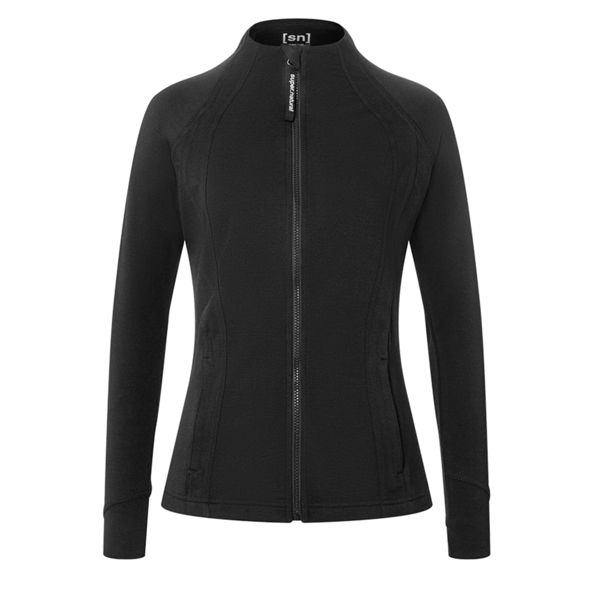 Movement Women's Full Zip Performance Top - Jet Black