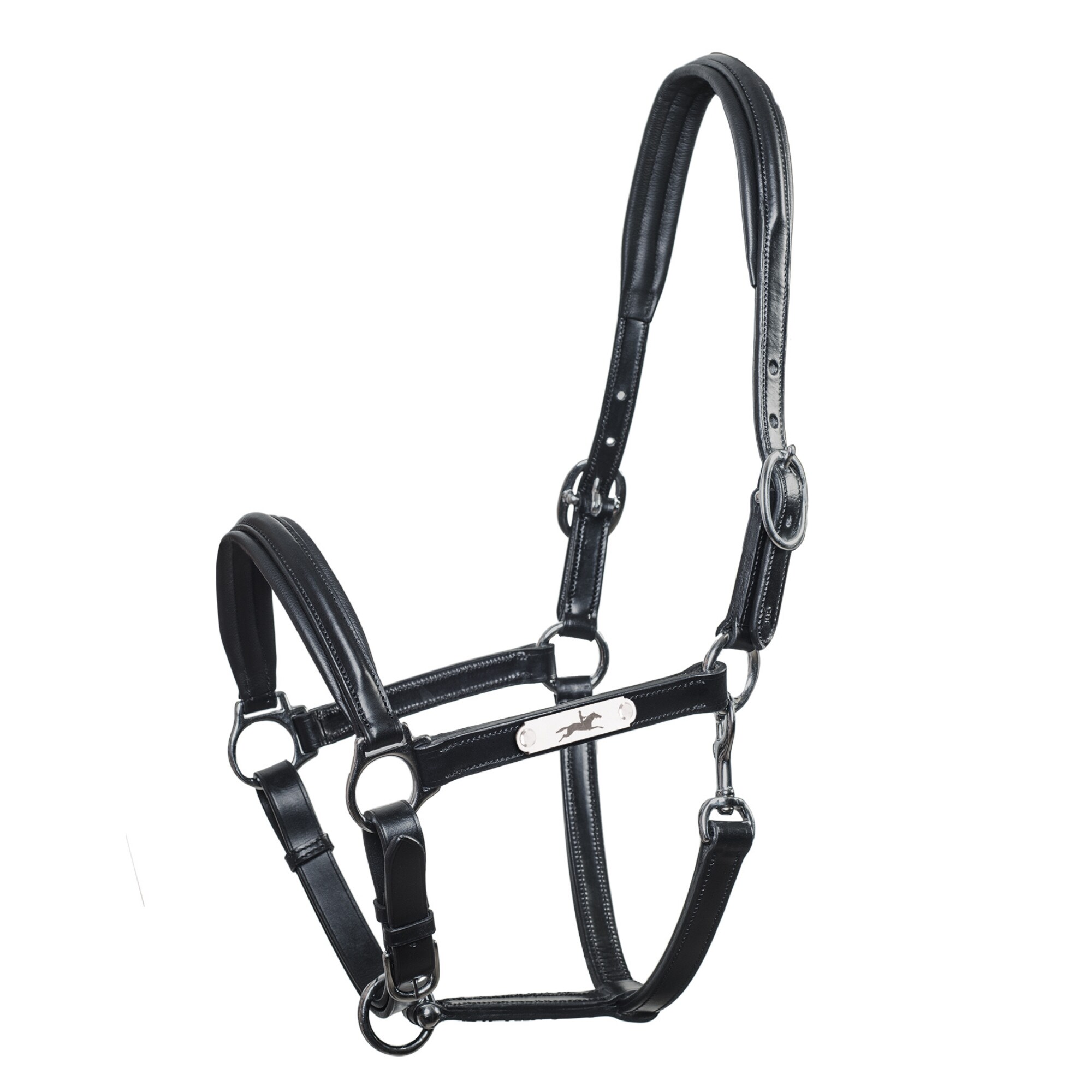 Leather Halter Ulm Pro - Black