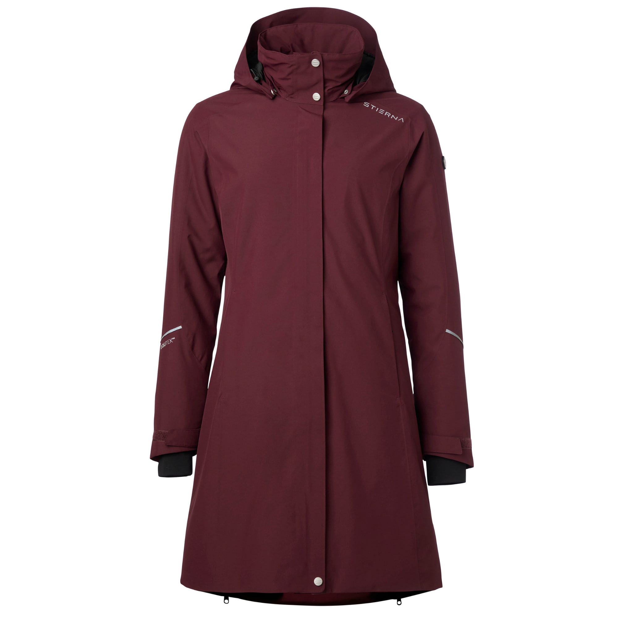 Stella Short Winter Coat - Merlot