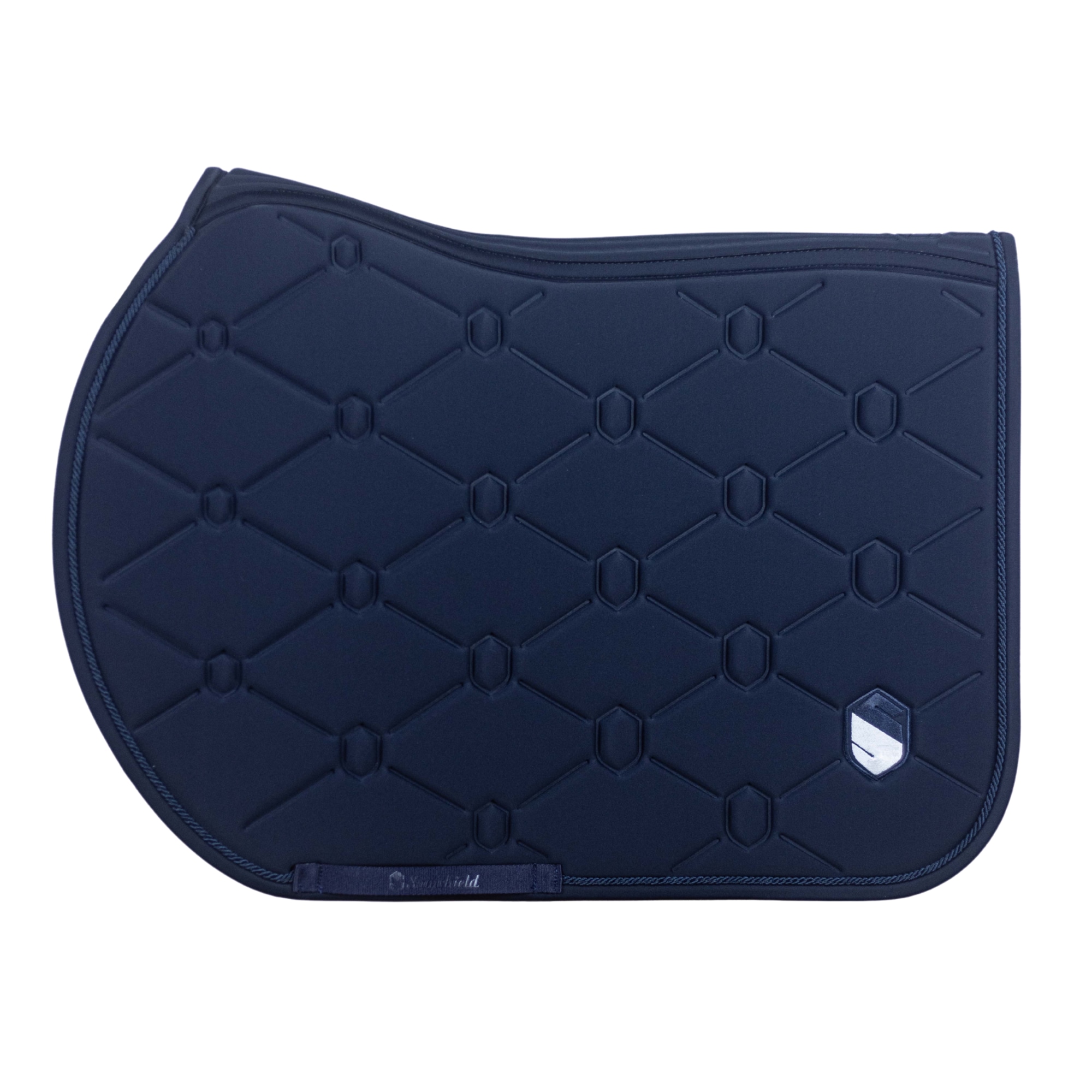 Spineshield Emb Jumping Saddle Pad - Navy