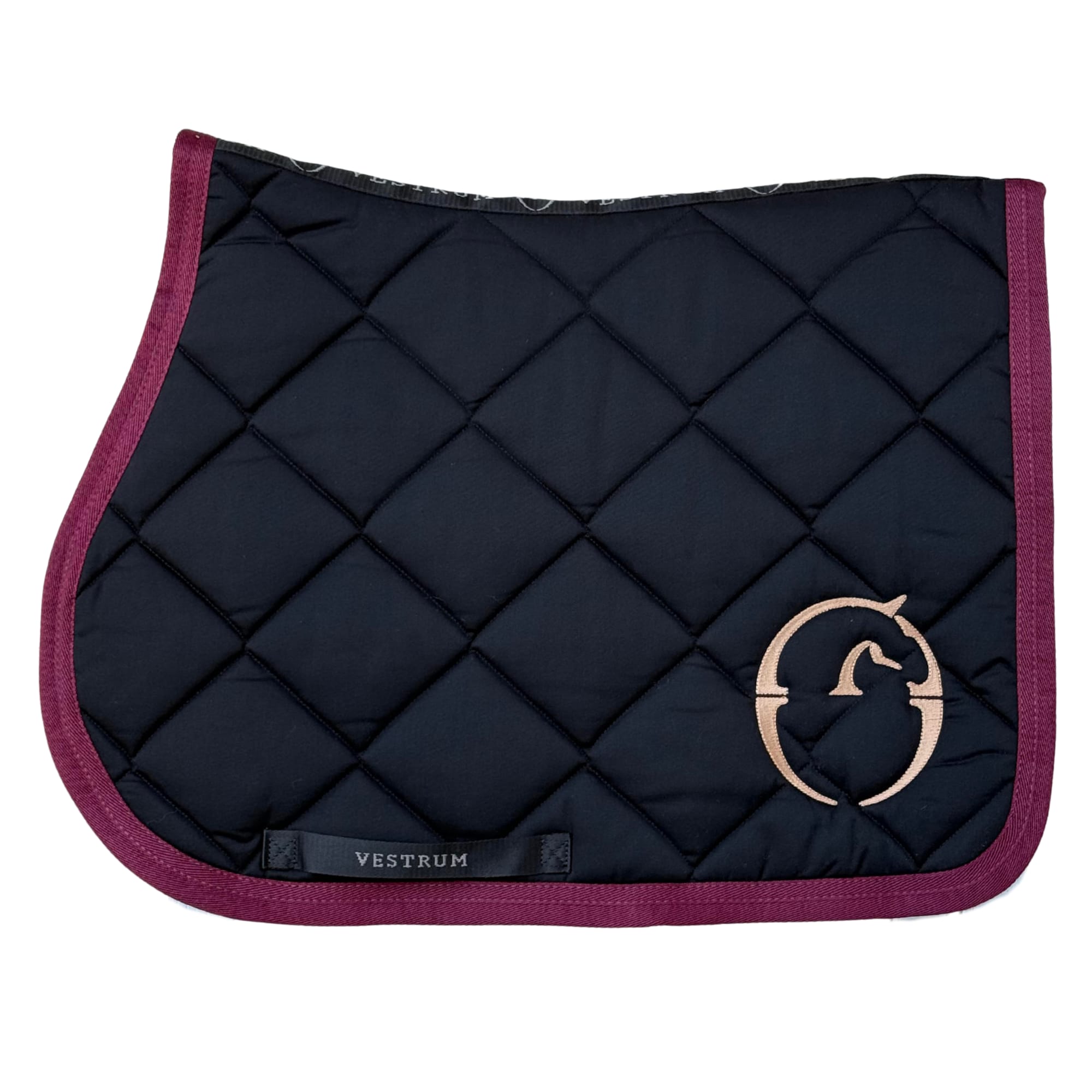 Jumping Saddle Pad Bonn - Black/Bordeaux/Corten