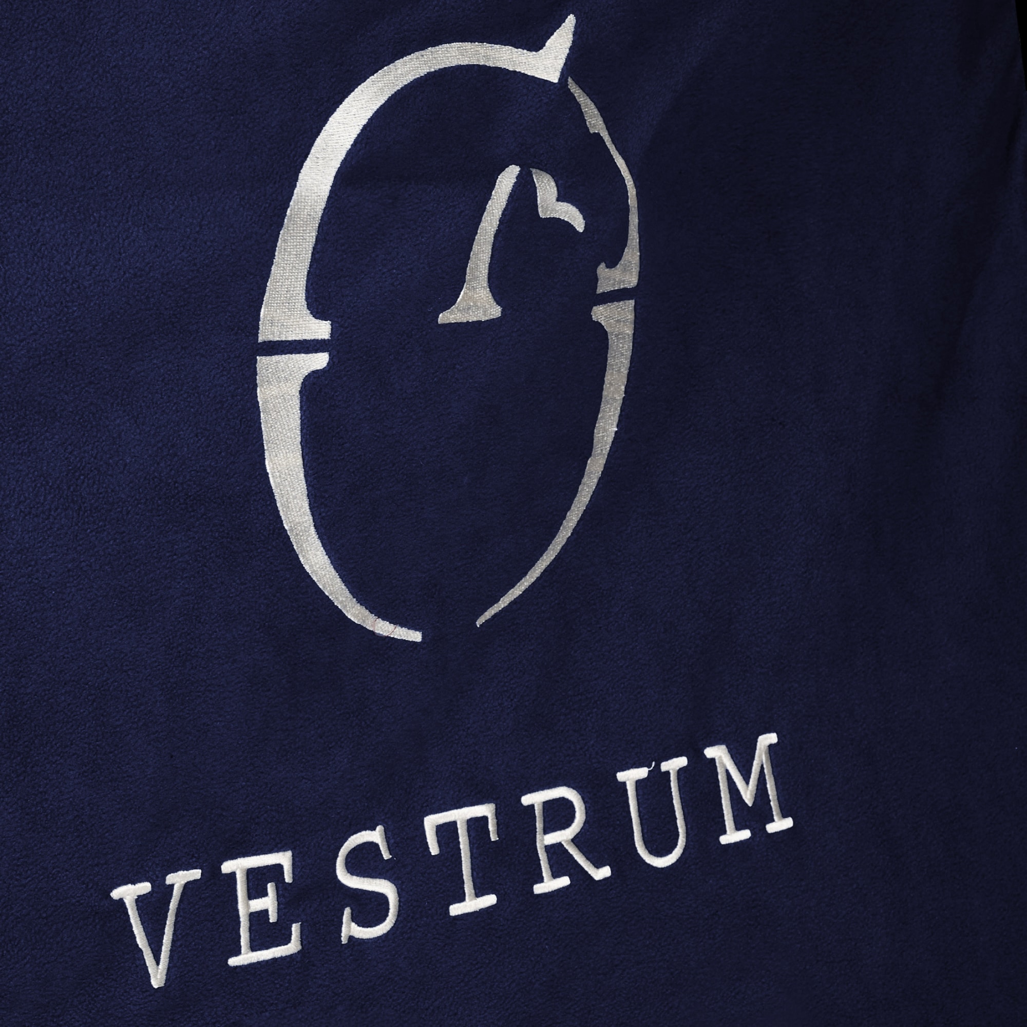 Vicenza Fleece Rug - Blue Navy/Black