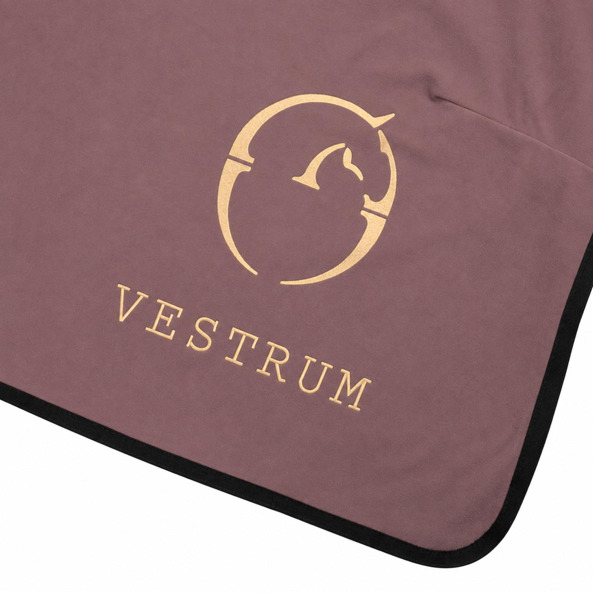 Vicenza Fleece Rug - Ruby Wine/Black Corten