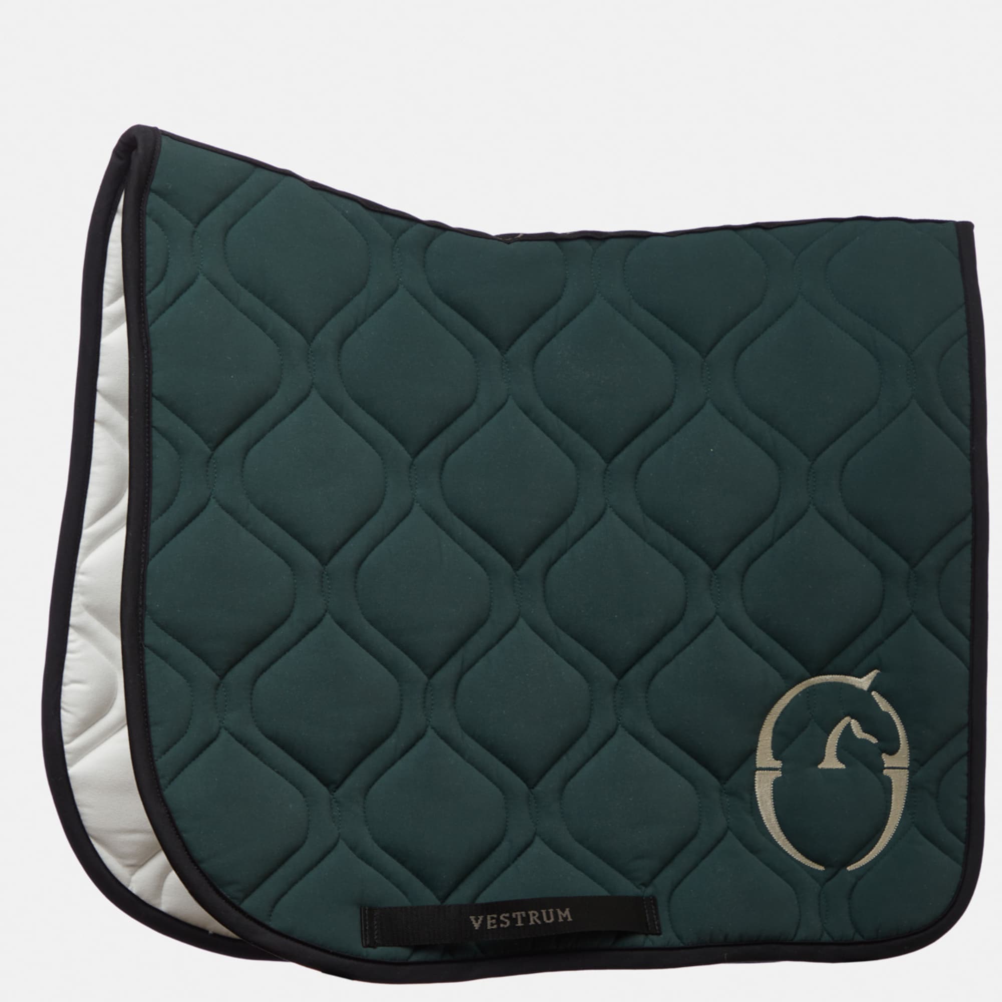 Dressage Saddle Pad Perugia - Olive/Beige