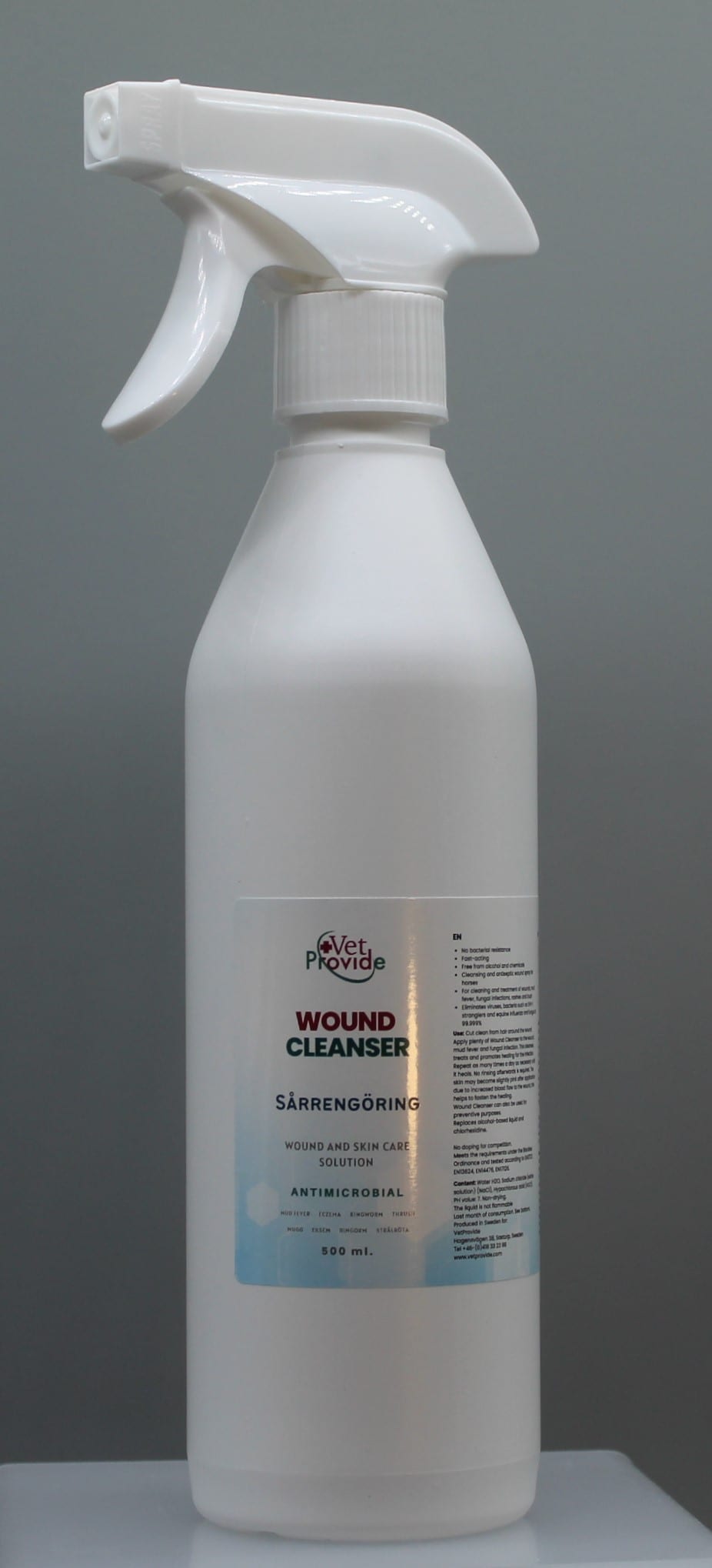 Sårrengörings spray från VetProvide 500 ml