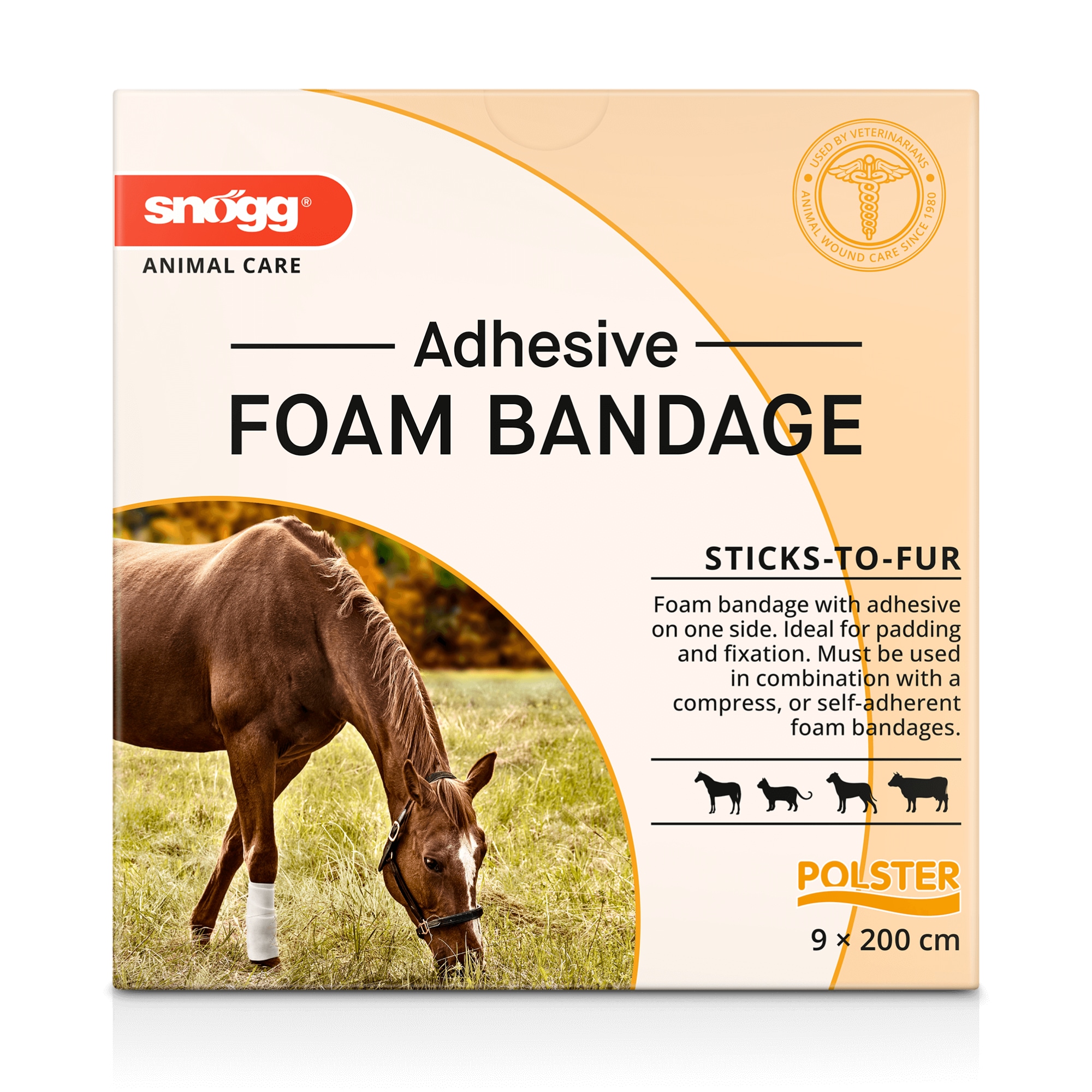 Adhesive Foam Bandage - 9x200 cm
