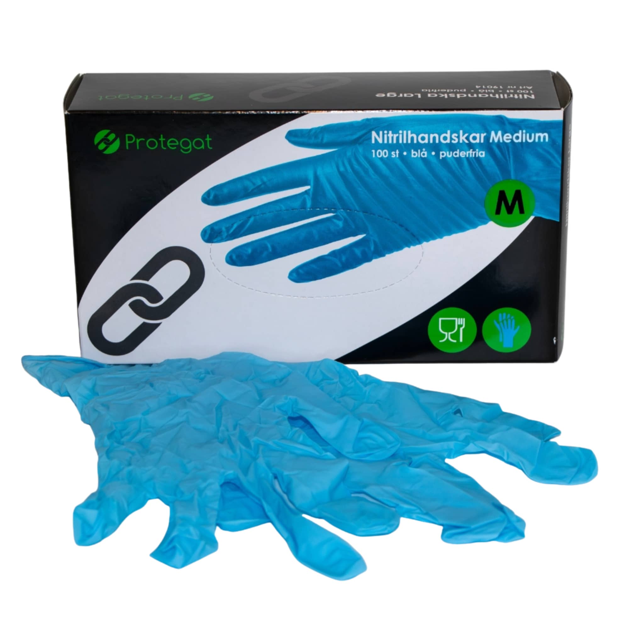 Nitrile Disposable Gloves 100 pcs - Medium