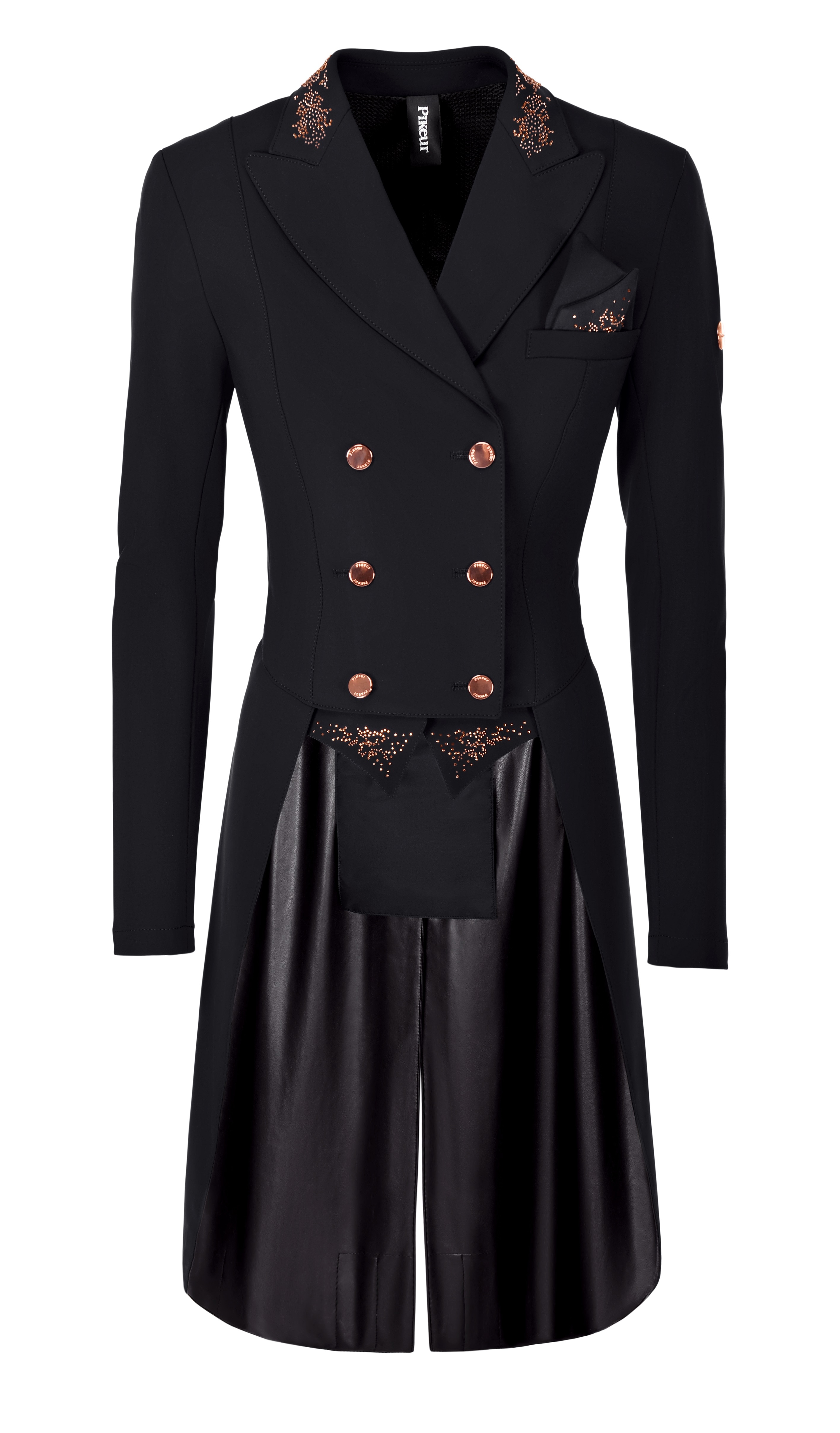 Lilien Dressage Tail Coat Rosé - Black